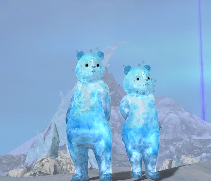 Dignified Ice Teddy Form Candy